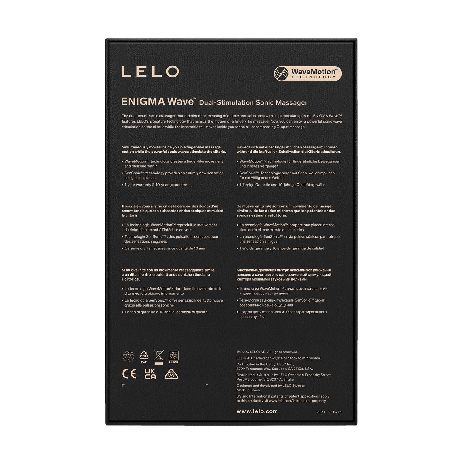 ENIGMA Wave — Stimulateur clitoridien — Vue produit (vue 6)