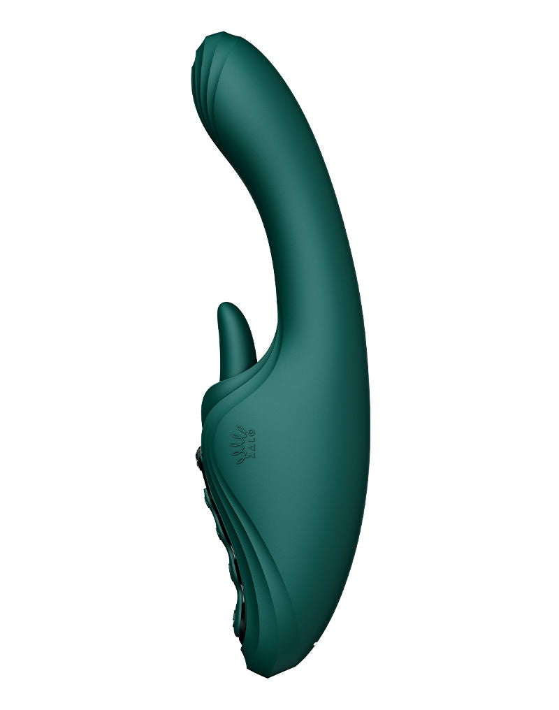 ZALO - Ares - Vibromasseur Rabbit Point G Contrôlé par Application - Vert Turquoise