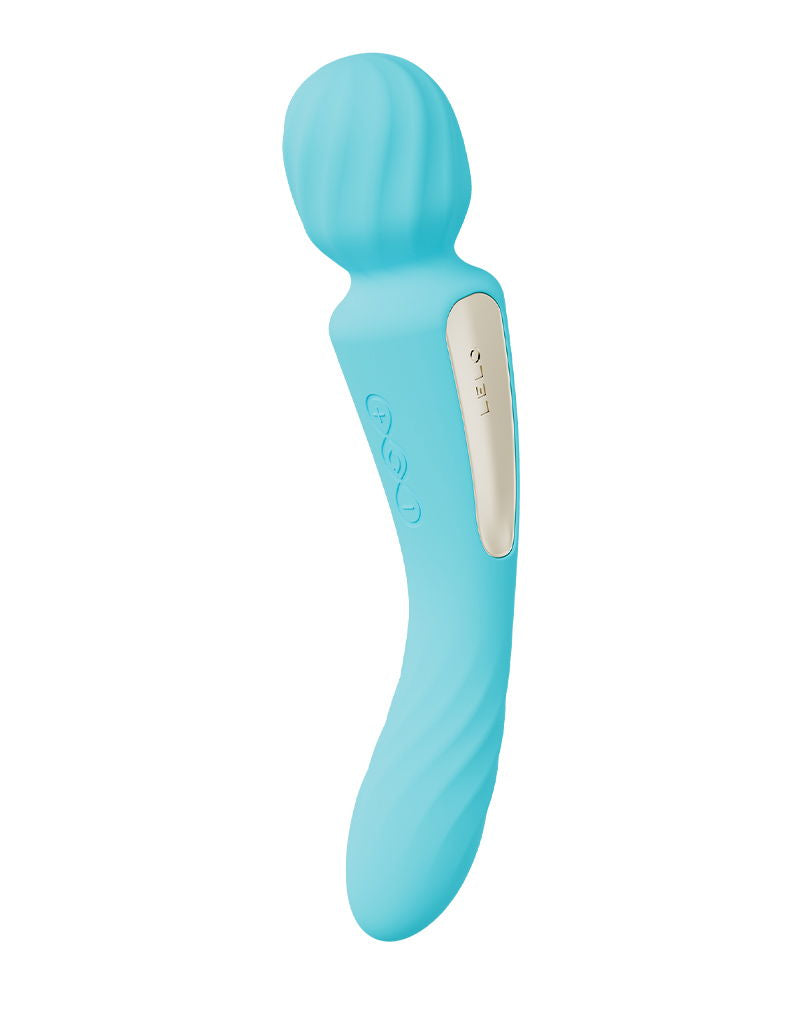 LELO - Switch - Vibromasseur Wand double taille (avec contrôle par application) - Aqua