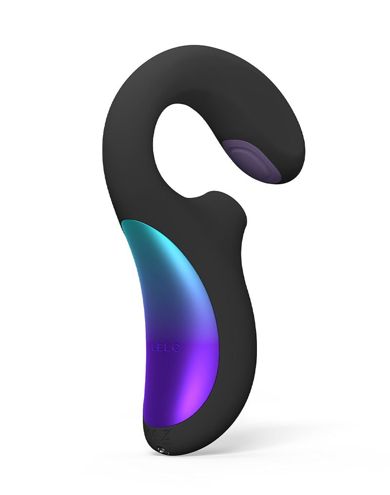 LELO - ENIGMA Double Sonic - Triple Stimulation - Contrôlé par application - Noir - Stimulateur clitoridien à air pulsé