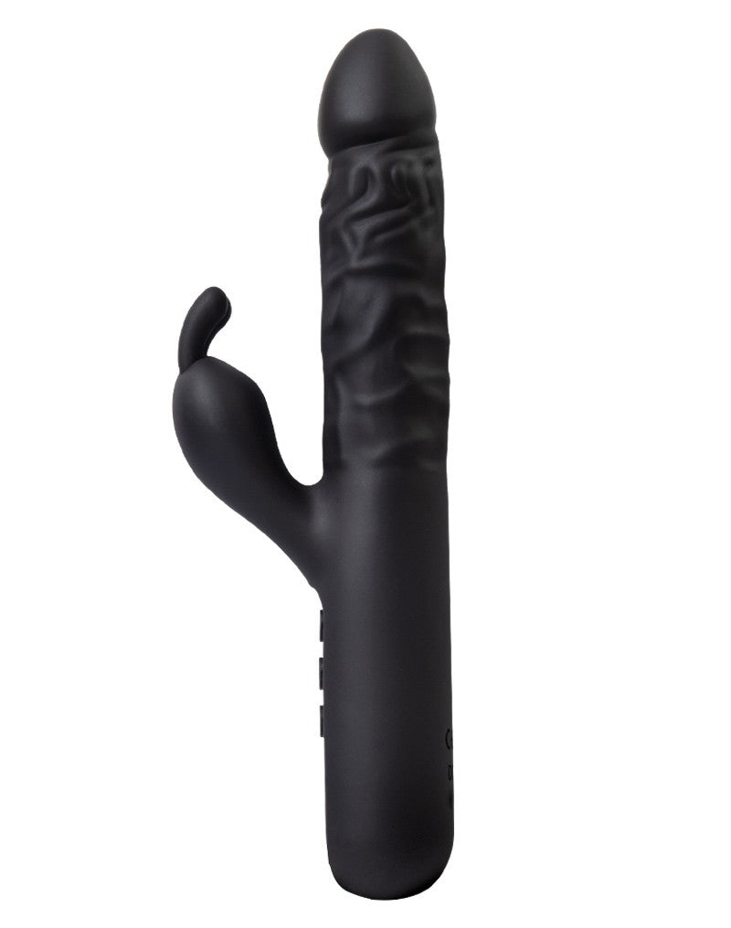 Rimba Toys - Sensual Nights SN06 - Vibromasseur Lapin réaliste - Noir