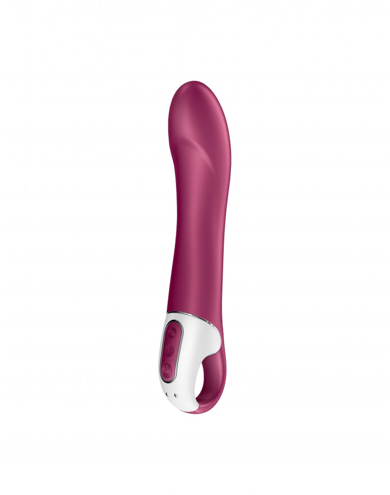 Satisfyer - Big Heat - Vibromasseur chauffant pour point G - Berry