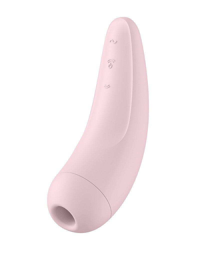 Satisfyer Curvy 2+ Pink (Bluetooth & application) - Stimulateur clitoridien à air pulsé