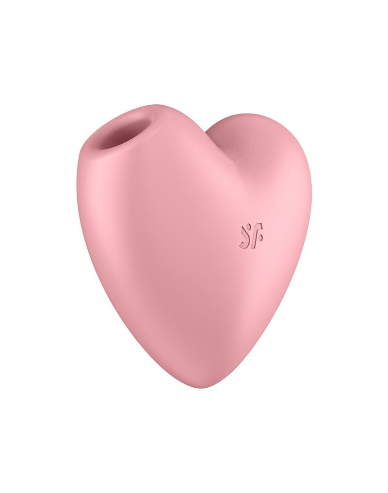 Satisfyer - Cutie Heart - Vibromasseur Air Pulse - Rose - Stimulateur clitoridien à air pulsé