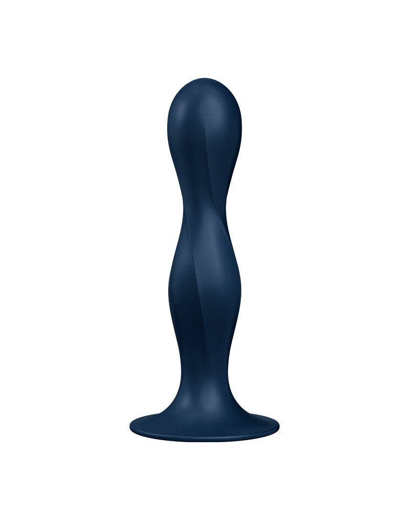 Satisfyer - Double Ball-R - Bleu foncé - Gode