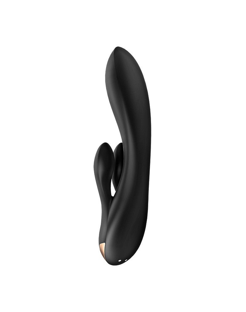 Satisfyer - Double Flex - Vibromasseur rabbit - Noir