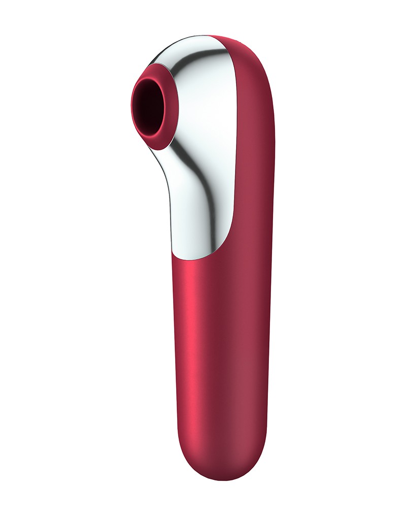 Satisfyer Dual Love Red (Bluetooth & application) - Stimulateur clitoridien à air pulsé