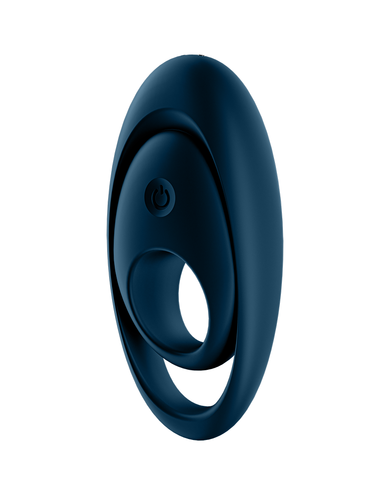 Satisfyer - Glorious Duo - Vibromasseur Anneau pénien - Bleu