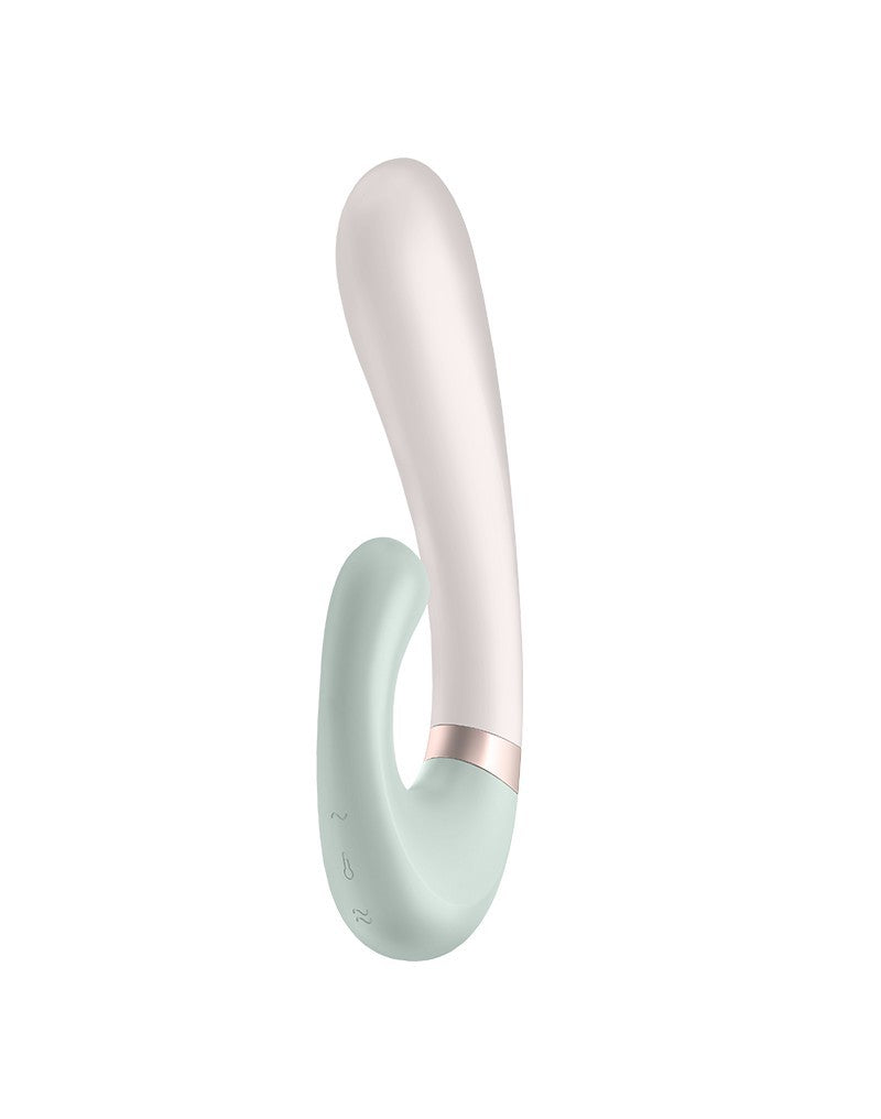 Satisfyer - Heat Wave - Vibromasseur rabbit chauffant - Mint