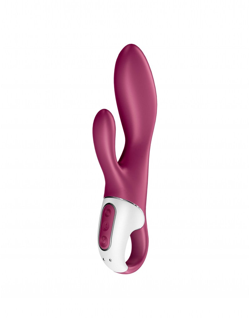Satisfyer - Heated Affair - Vibromasseur Point G Chauffant + Rabbit - Berry