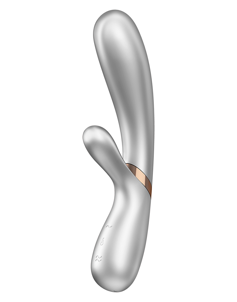 Satisfyer - Hot Lover - Vibromasseur Chauffant - Argent