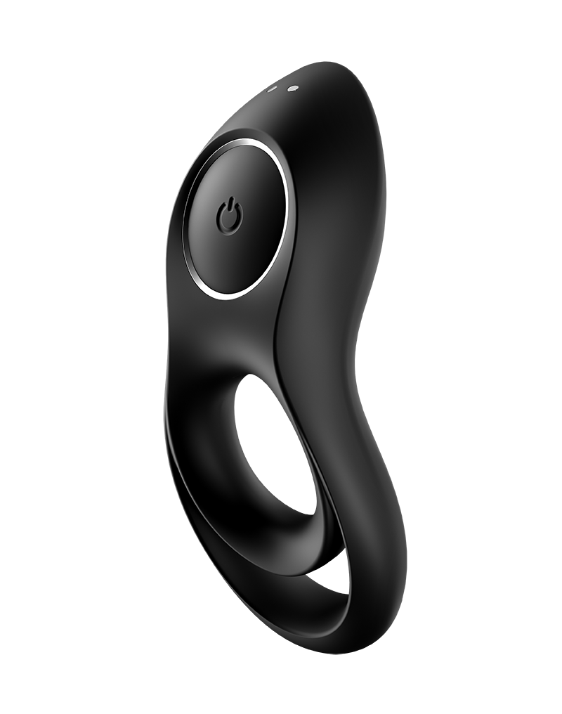 Satisfyer - Legendary Duo - Vibromasseur Anneau pénien - Noir