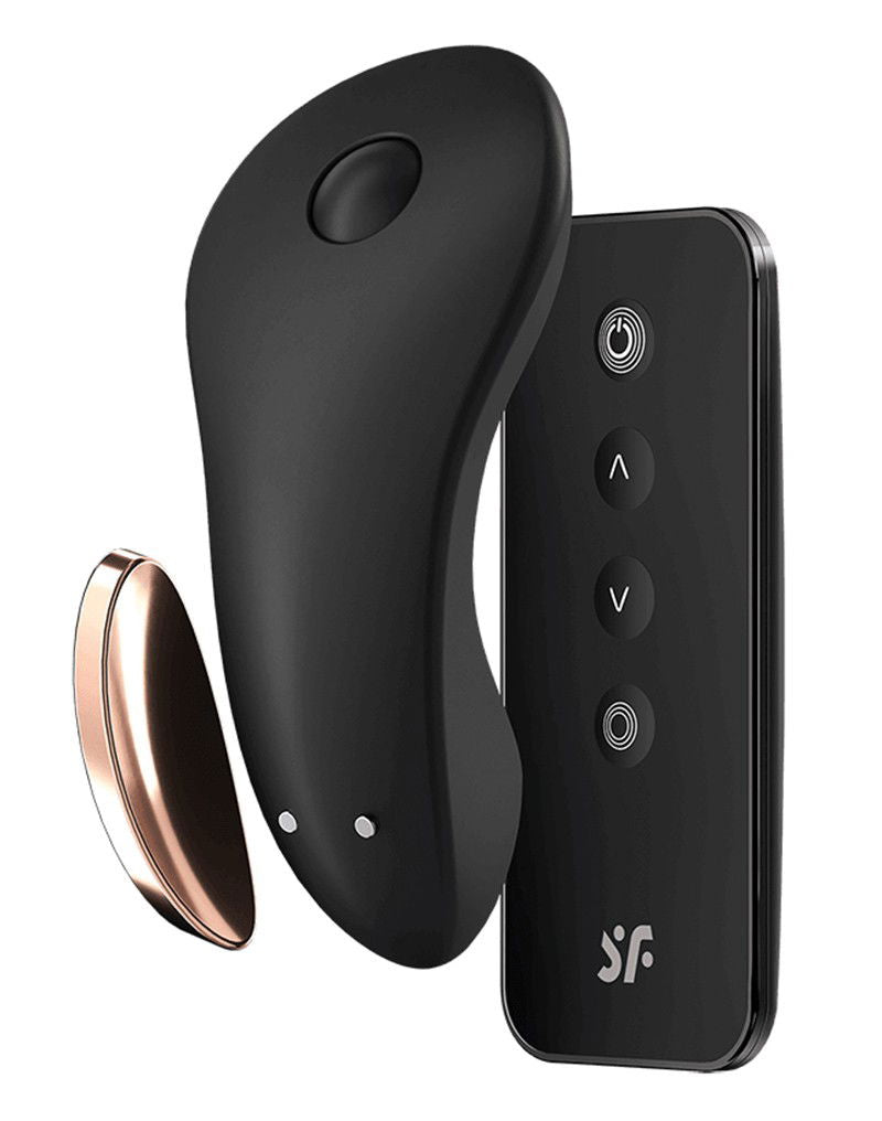 Satisfyer - Little Secret - Vibromasseur à porter - Noir - Vibromasseur