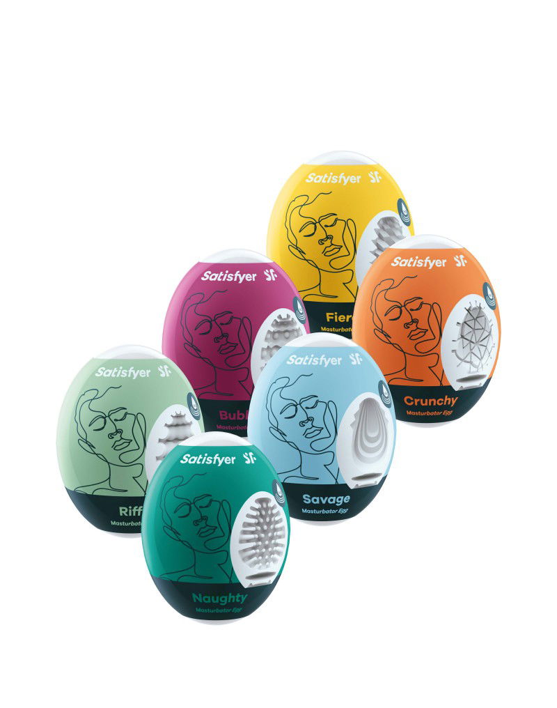 Satisfyer - Ensemble d'oeufs masturbateur (6 pièces)