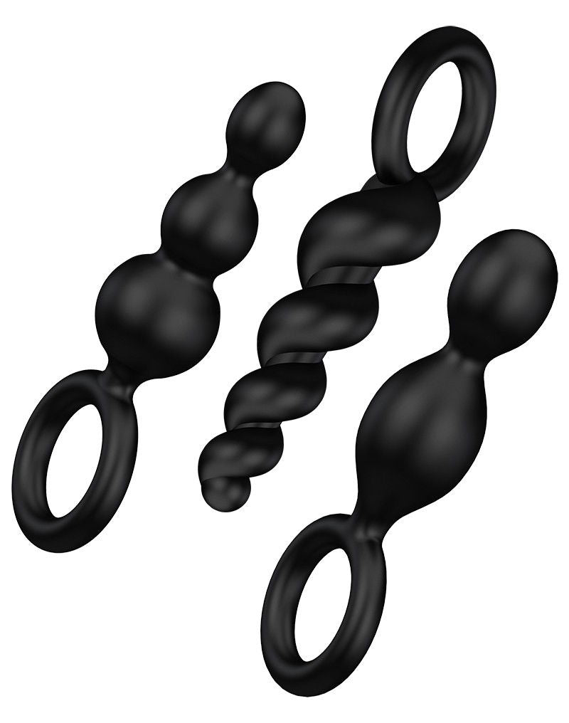 Satisfyer Booty Call Black (set of 3) - Gode