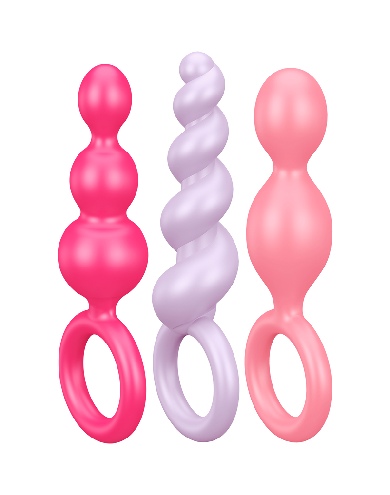 Satisfyer - Booty Call Coloured (set of 3) - Gode