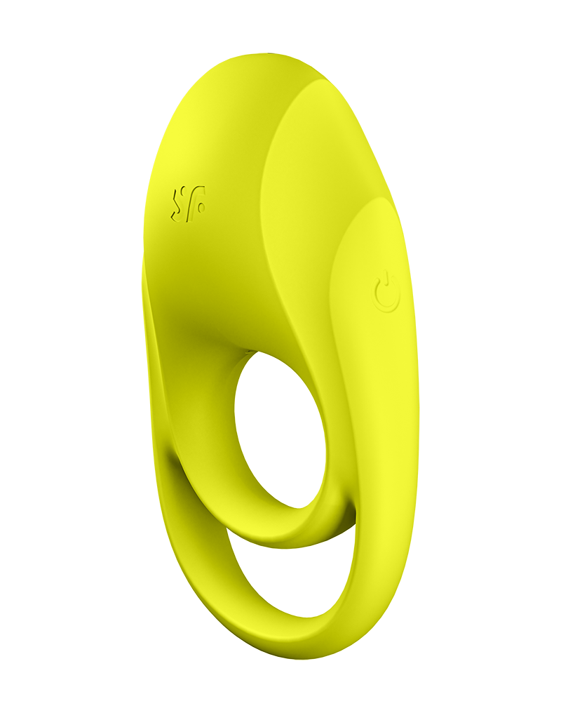 Satisfyer - Spectacular Duo - Vibromasseur Anneau pénien - Jaune Fluo