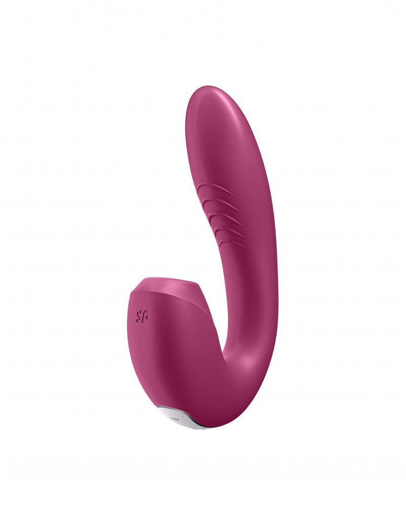 Satisfyer - Sunray - Vibromasseur Air Pulse + Point G - Berry - Stimulateur clitoridien à air pulsé