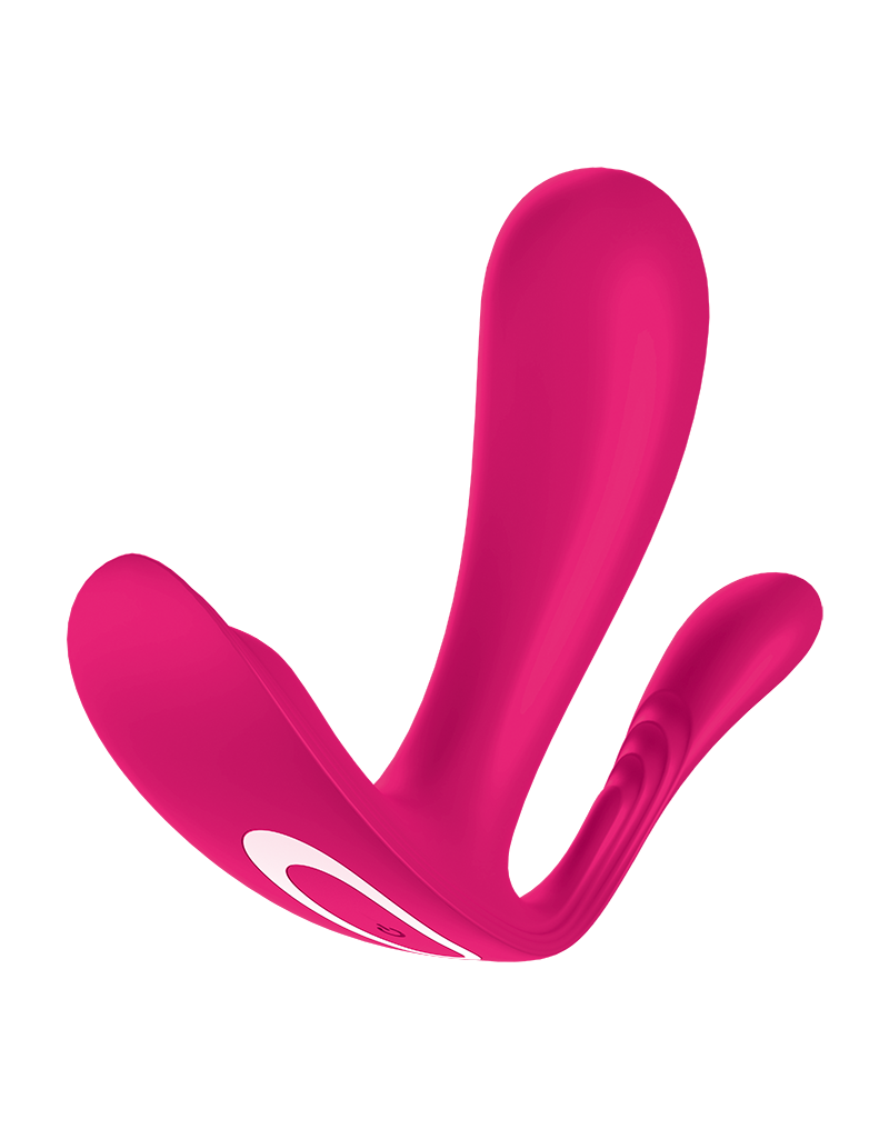 Satisfyer - Top Secret+ - Vibromasseur portable avec stimulateur anal - Rose