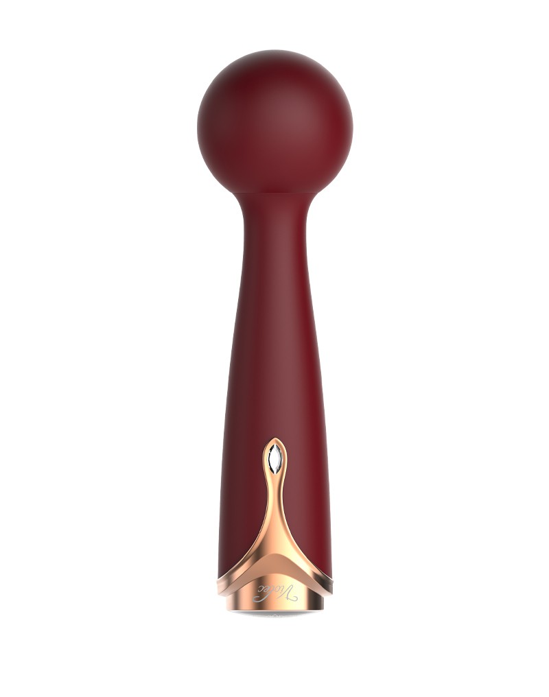 Viotec - Firelick - Mini Wand Vibromasseur - Or & Vin Rouge