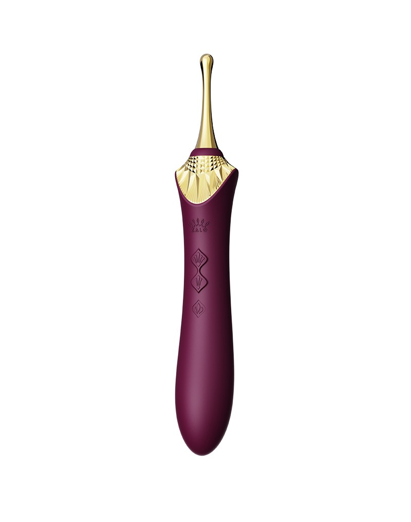 ZALO - Bess 2 - Vibromasseur clitoridien chauffant avec 4 accessoires - Violet