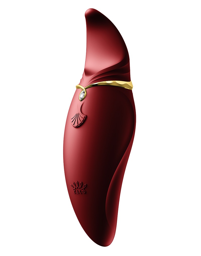 ZALO Hero Wine Red - Stimulateur clitoridien PulseWave - Vibromasseur