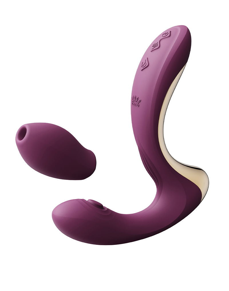 ZALO - Talis - Vibromasseur point G à ondes pulsées - Mauve - Stimulateur clitoridien à air pulsé